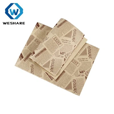 Vaškuotas popierius kepykloms pakuoti